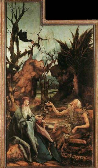 Matthias  Grunewald Sts Paul and Antony in the Desert